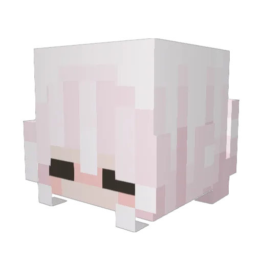 zealody Minecraft avatar head, 3D render