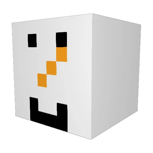 zeb______ Minecraft avatar head, 3D render