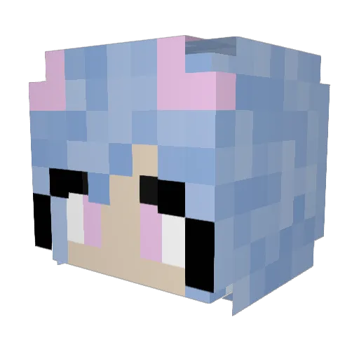 zebrak2018 Minecraft avatar head, 3D render