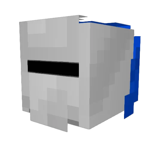 zebulon168 Minecraft avatar head, 3D render