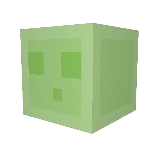zeckermon Minecraft avatar head, 3D render
