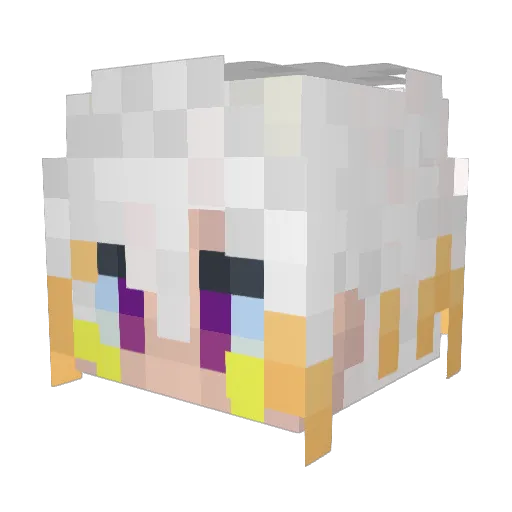 zedascouves69 Minecraft avatar head, 3D render