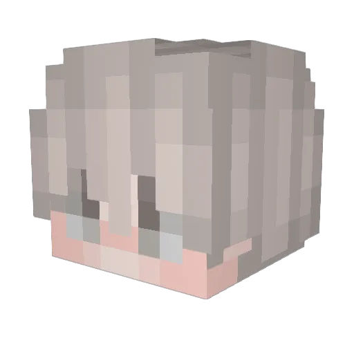 zedboy Minecraft avatar head, 3D render