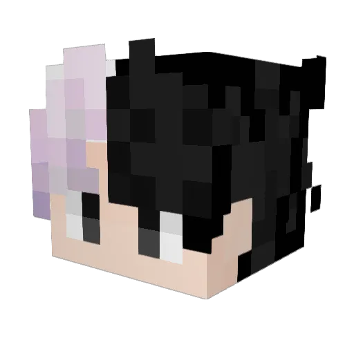 zeddfla Minecraft avatar head, 3D render