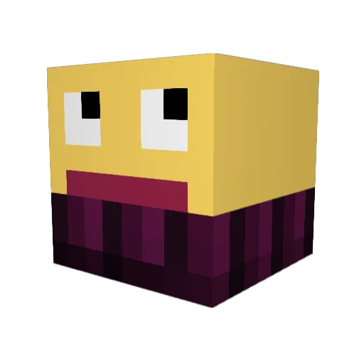 zedmaztermind Minecraft avatar head, 3D render