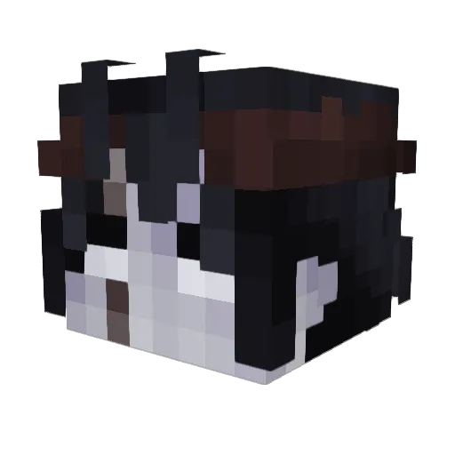 zedolsom Minecraft avatar head, 3D render