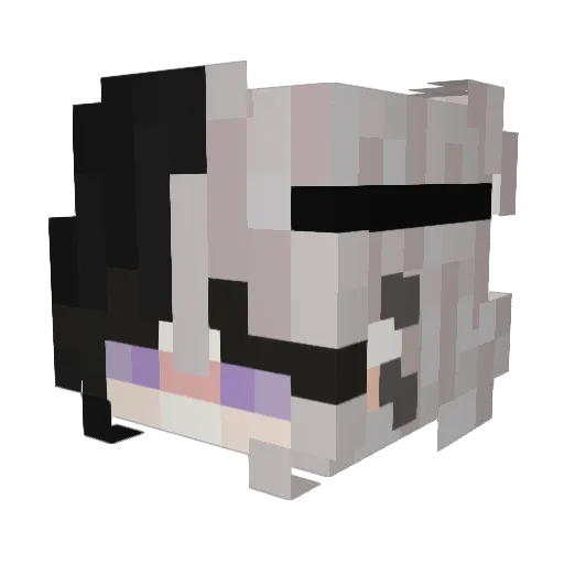 zedonx Minecraft avatar head, 3D render