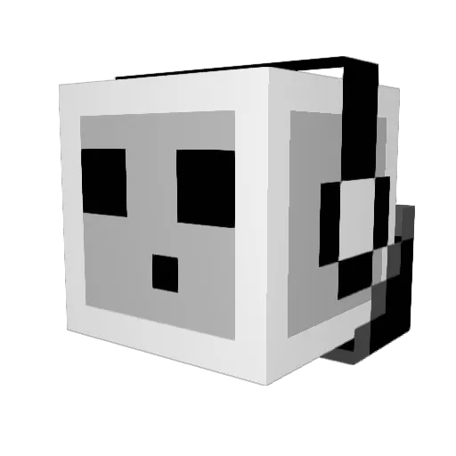 zedpenguin20 Minecraft avatar head, 3D render