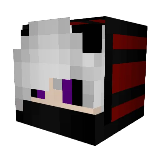 zedzero3221 Minecraft avatar head, 3D render