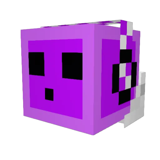 zedzter Minecraft avatar head, 3D render