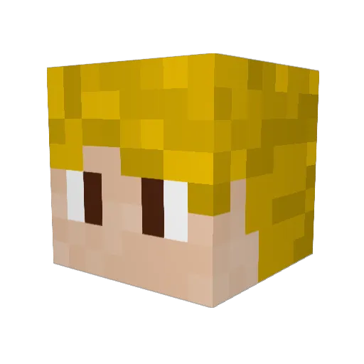 zeebee823 Minecraft avatar head, 3D render