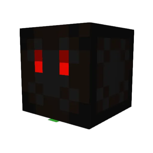zeebop2 Minecraft avatar head, 3D render