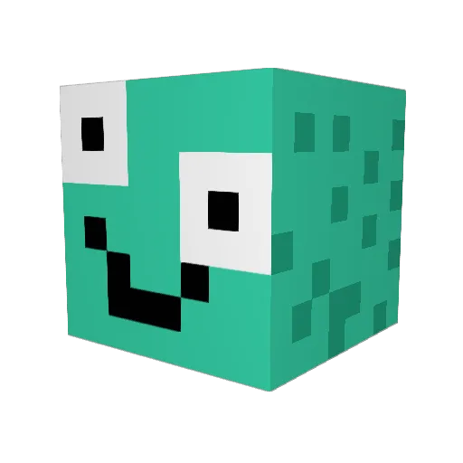 zeeis Minecraft avatar head, 3D render