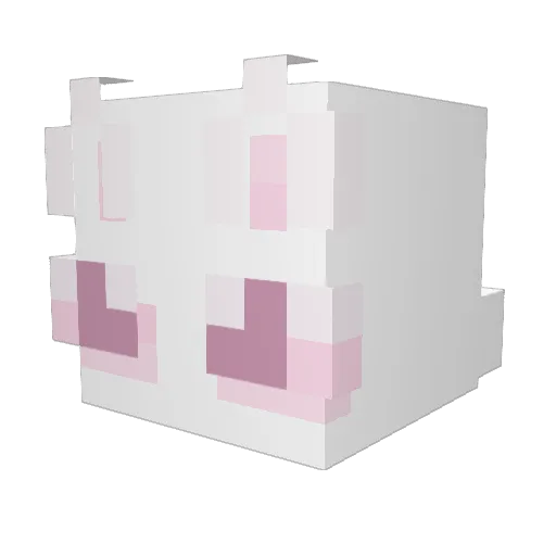 zeekkun Minecraft avatar head, 3D render