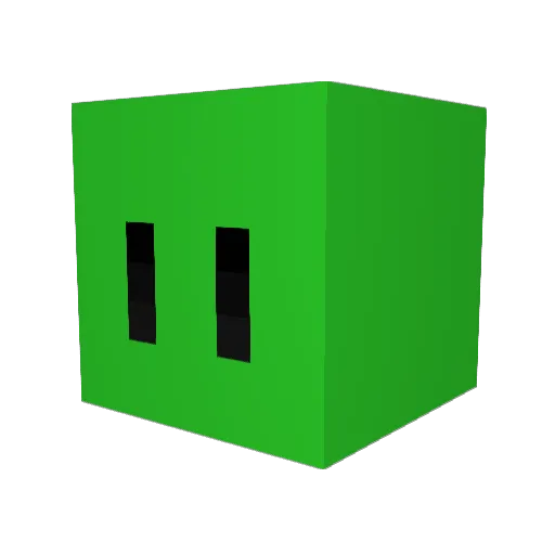 zeerq Minecraft avatar head, 3D render