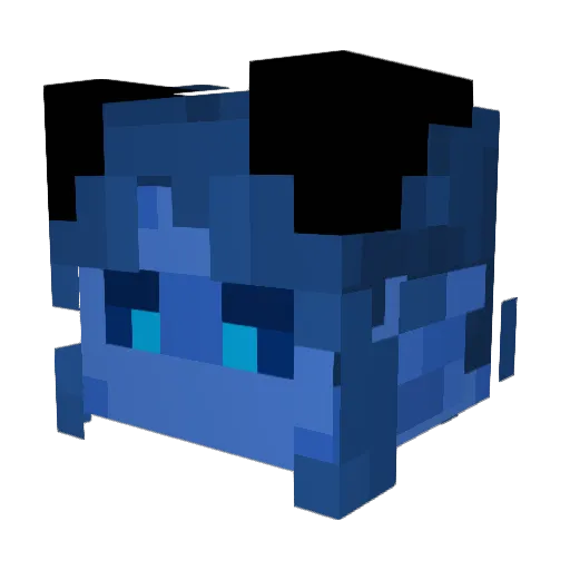 zeffyy_ Minecraft avatar head, 3D render