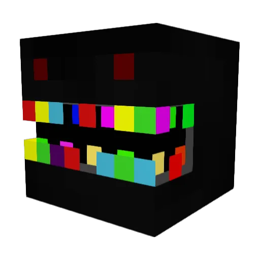 zefirikk Minecraft avatar head, 3D render