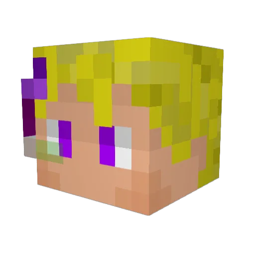 zefirprod765 Minecraft avatar head, 3D render