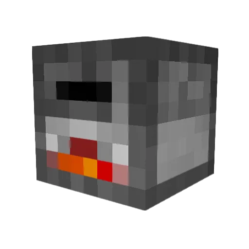 zefurnace Minecraft avatar head, 3D render