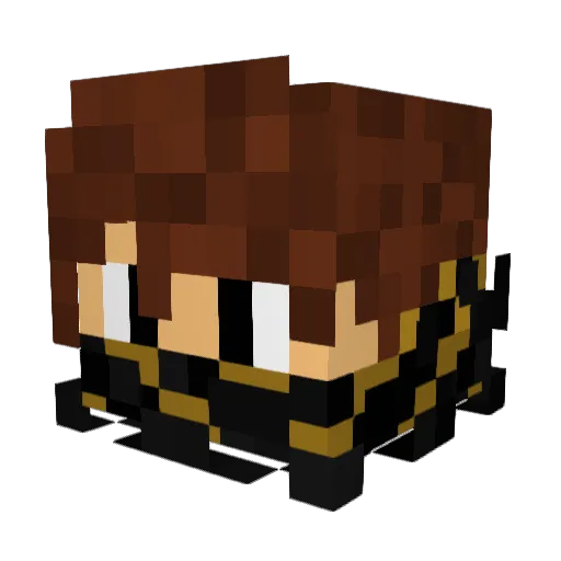 zefyr33 Minecraft avatar head, 3D render