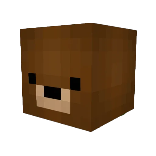zegWOLLAH Minecraft avatar head, 3D render