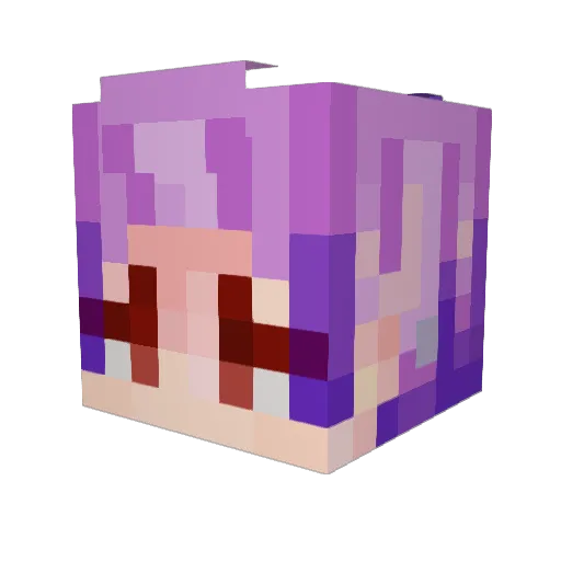 zegenern Minecraft avatar head, 3D render