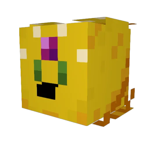 zegfarce Minecraft avatar head, 3D render