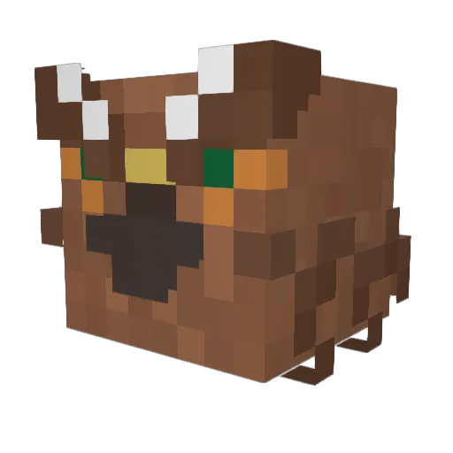 zehawk03 Minecraft avatar head, 3D render
