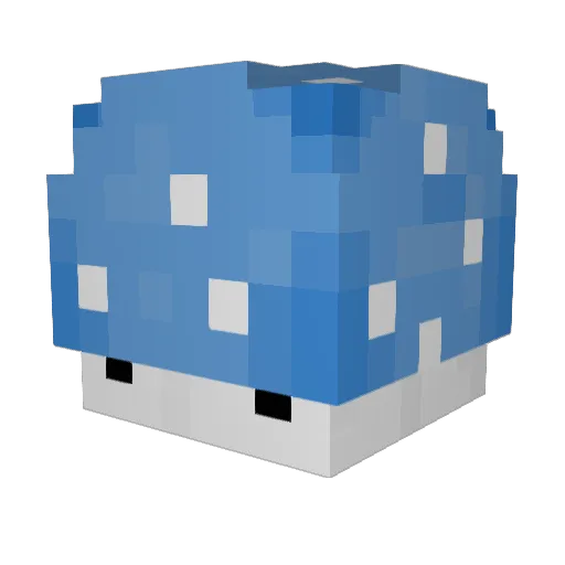 zeifffff Minecraft avatar head, 3D render