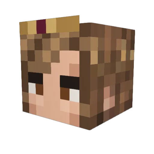 zeisgeist Minecraft avatar head, 3D render