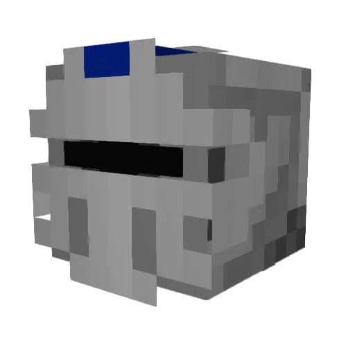 zeke1228 Minecraft avatar head, 3D render
