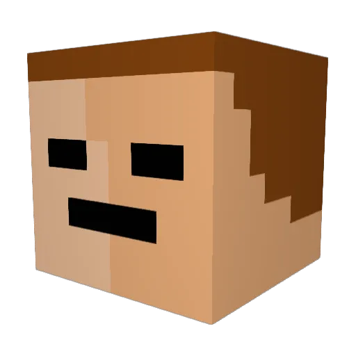 zekenew10 Minecraft avatar head, 3D render