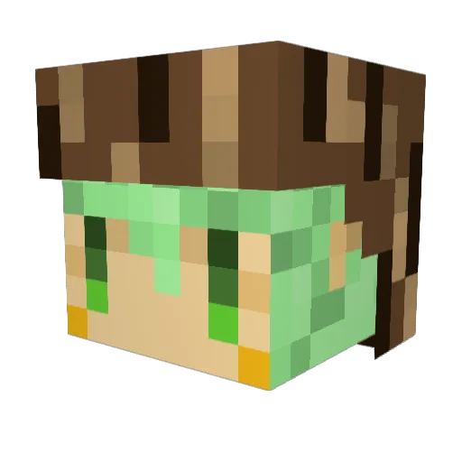 zekka666 Minecraft avatar head, 3D render