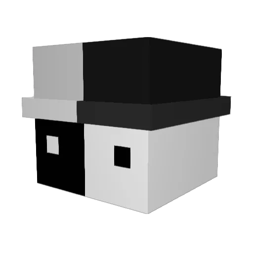 zeklc Minecraft avatar head, 3D render