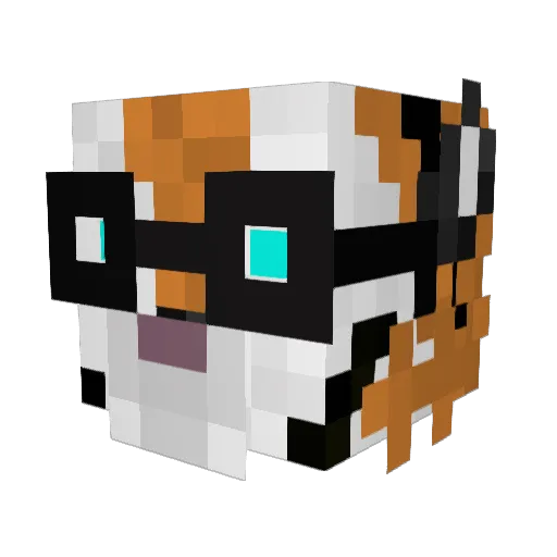 zeldazoo Minecraft avatar head, 3D render