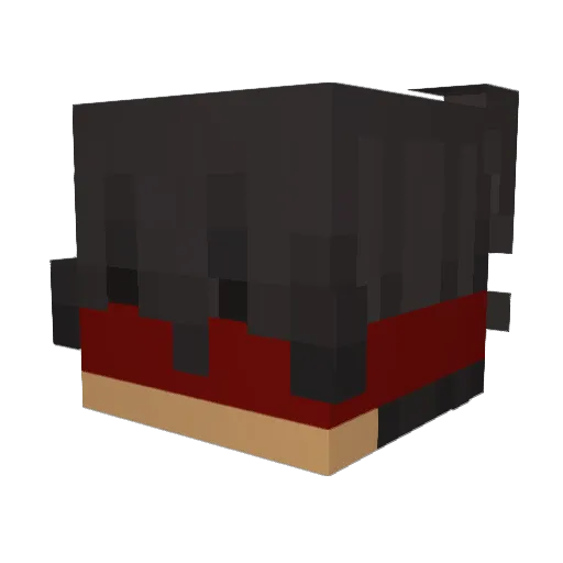 zelek_z_garazu Minecraft avatar head, 3D render