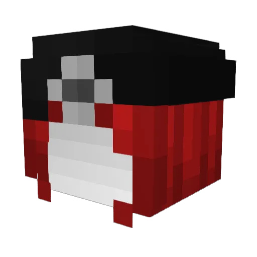 zelhimself Minecraft avatar head, 3D render