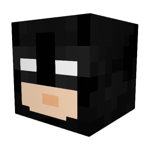 zelkromXD Minecraft avatar head, 3D render