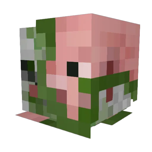zellaphant11 Minecraft avatar head, 3D render
