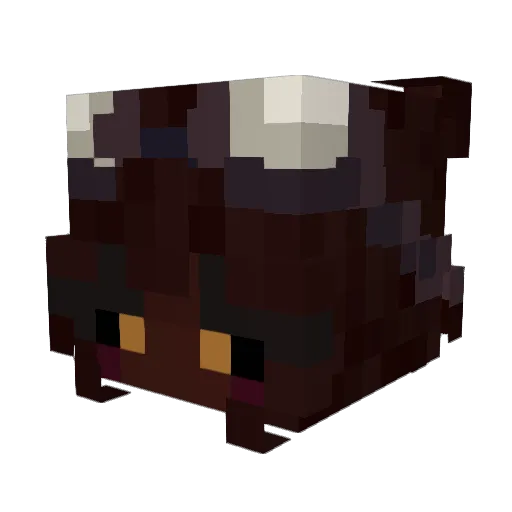 zellicree Minecraft avatar head, 3D render