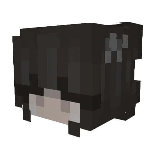 zellyphant Minecraft avatar head, 3D render