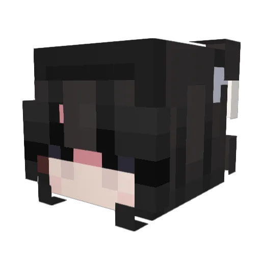 zeltan_tw Minecraft avatar head, 3D render