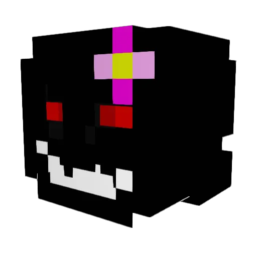 zemanosekk Minecraft avatar head, 3D render