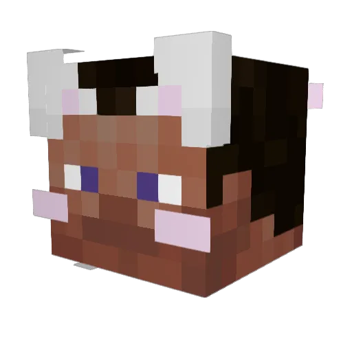 zemby Minecraft avatar head, 3D render