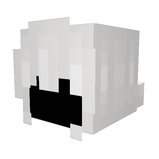 zeminems Minecraft avatar head, 3D render