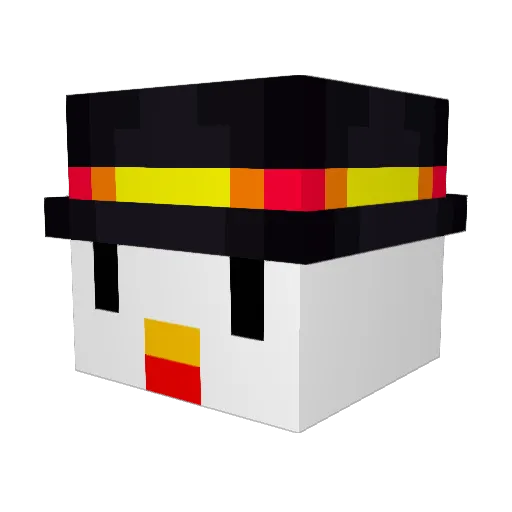 zemotts10 Minecraft avatar head, 3D render