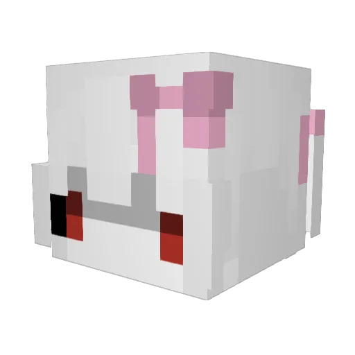 zempay Minecraft avatar head, 3D render