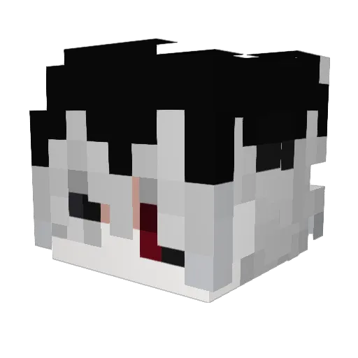 zemplezz35 Minecraft avatar head, 3D render