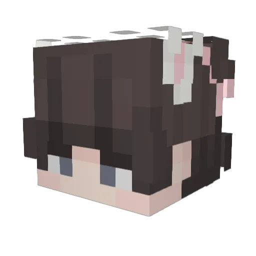 zemzemio Minecraft avatar head, 3D render