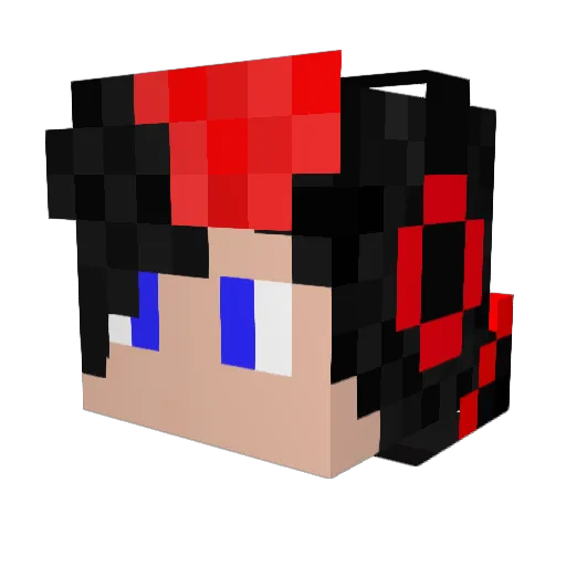 zen1221 Minecraft avatar head, 3D render